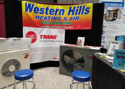 Western Hills Heating booth